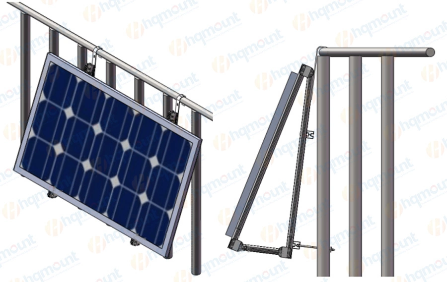 PV Mount System Roof Balcony Apoyo Solar Energy Mounting Brackets