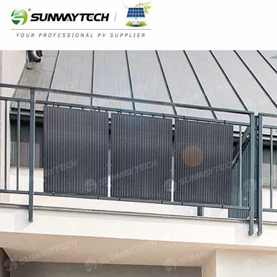 Easy Solar Kit, universelle Balkon-Solarpanel-Montagehalterungen, Bodengeländer, Wandmontage für Solar-Montagesystem